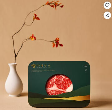명절선물세트 가야암소 1++등급 암소한우 400g