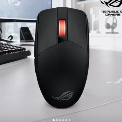ASUS ROG STRIX IMPACT III 무선 게이밍 마우스 블랙 정밀한 컨트롤을 자랑하는 경량 무선 마우스!