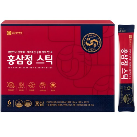 종근당 홍삼 스틱 30p 면역력 건강선물 추천