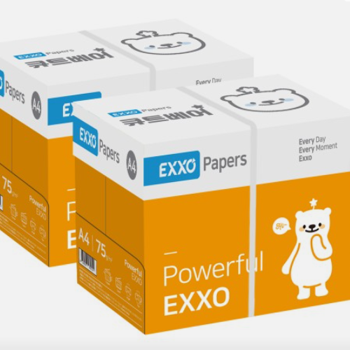 엑소 큐트베어 A4 복사용지 75g 2BOX(5000매)